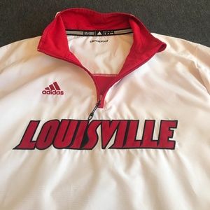 ADIDAS Louisville Cardinals Sz MD Windbreaker
